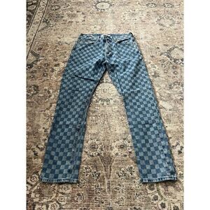 NWOT PacSun Holden Slim Taper Checkered Jeans